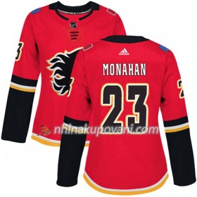 Calgary Flames Dresy Sean Monahan 23 Červená 2017-2018 Adidas Authentic - Dámské